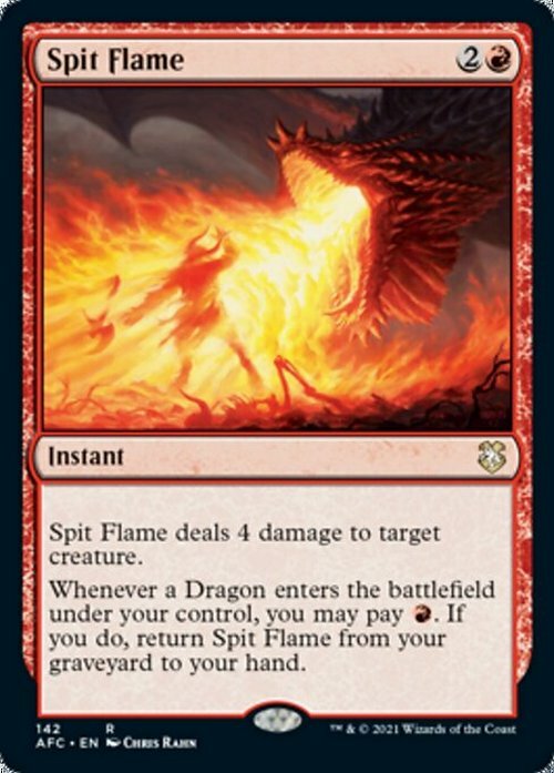 Spit Flame ~ Commander: Adventures in the Forgotten Realms [ NM ]