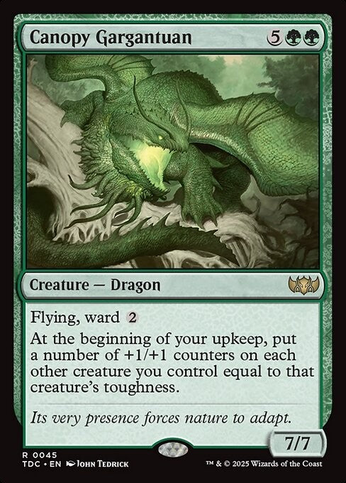 Canopy Gargantuan ~ Commander: Tarkir: Dragonstorm [ NM ] [ Magic MTG ]