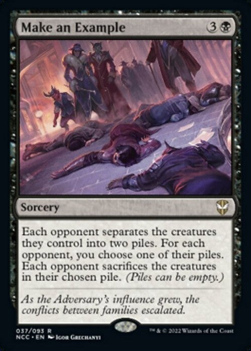 Make an Example ~ Commander: Streets of New Capenna [ NM ] [ MTG ]