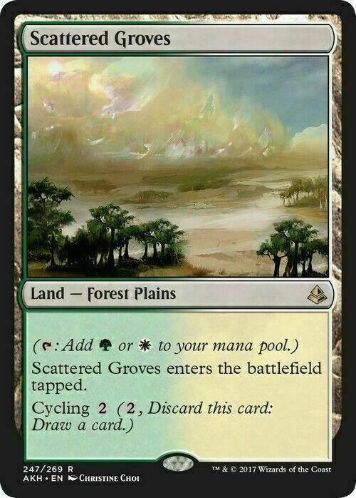 Scattered Groves ~ Amonkhet [ EX ] [ Magic MTG ]