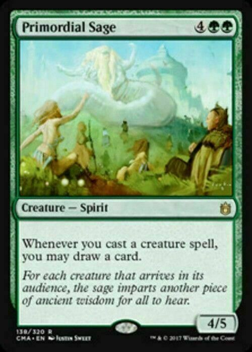 Primordial Sage ~ Commander Anthology 1 [ NM ] [ Magic MTG ]