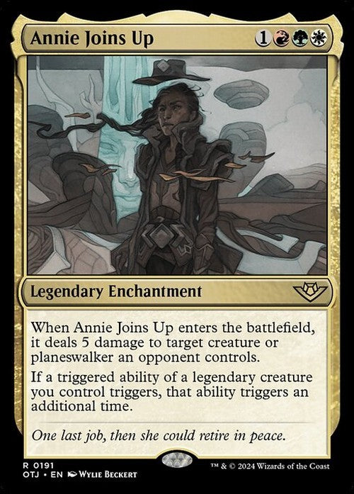 Annie Joins Up ~ Outlaws of Thunder Junction [ NM ] [ Magic MTG ]