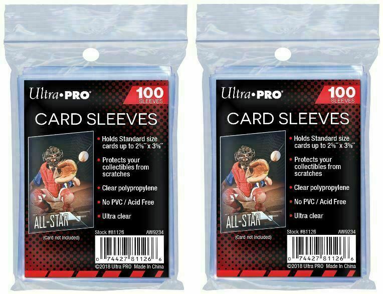 200 x Standard Card Soft Sleeves [ Ultra Pro ] for Magic the Gathering & Pokemon