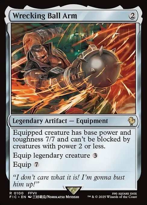 Wrecking Ball Arm ~ Commander: Final Fantasy [ NM ] [ Magic MTG ]