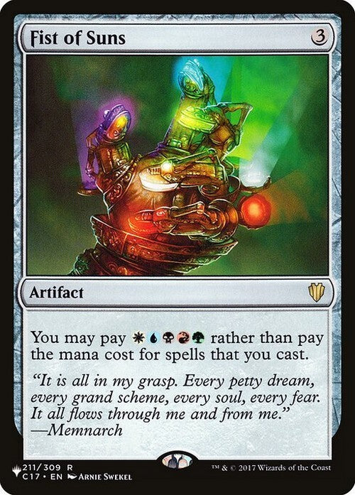Fist of Suns ~ The List [ NM ] [ Magic MTG ]