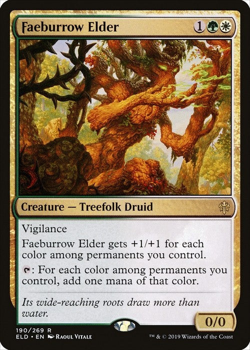 Faeburrow Elder ~ Throne of Eldraine [ NM ] [ Magic MTG ]