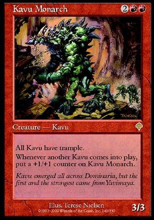 Kavu Monarch ~ Invasion [ EX ] [ Magic MTG ]
