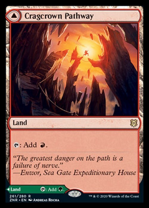 Cragcrown Pathway / Timbercrown ~ Zendikar Rising [ NM ] [ Magic MTG ]