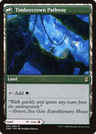 Cragcrown Pathway / Timbercrown ~ Zendikar Rising [ NM ] [ Magic MTG ]