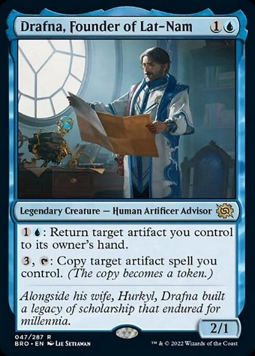 Drafna, Founder of Lat-Nam ~ The Brothers' War [ NM ] [ Magic MTG ]
