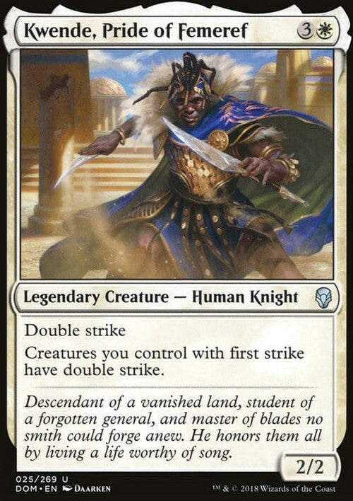 Kwende, Pride of Femeref ~ Dominaria [ EX ] [ Magic MTG ]