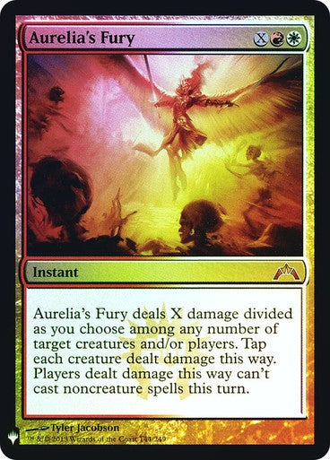 FOIL Aurelia's Fury ~ Mystery Booster [ EX ] [ Magic MTG ]