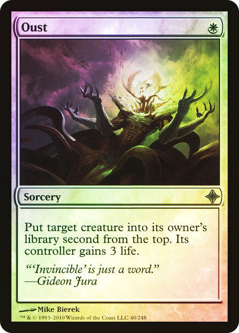 FOIL Oust ~ Rise of the Eldrazi [ EX ] [ Magic MTG ]