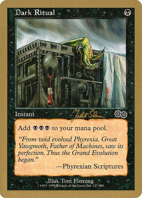 Dark Ritual (GOLD-BORDERED) ~ World Championship [ NM ] [ Magic MTG ]