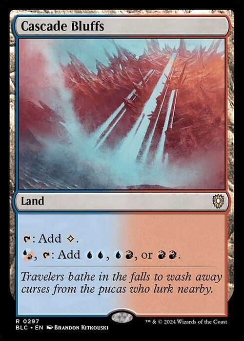 Cascade Bluffs ~ Commander: Bloomburrow [ NM ] [ Magic MTG ]