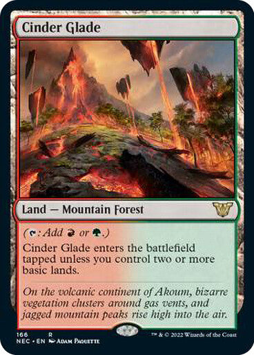 Cinder Glade ~ Commander: Kamigawa: Neon Dynasty [ NM ] [ MTG ]