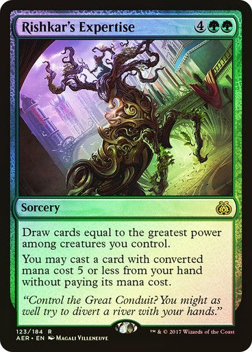 FOIL Rishkar's Expertise ~ Aether Revolt [ NM ] [ Magic MTG ]