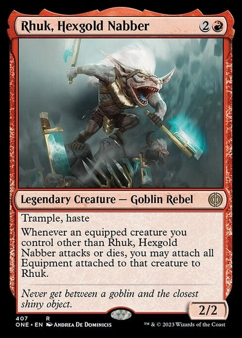 Rhuk, Hexgold Nabber ~ Phyrexia: All Will Be One [ NM ] [ Magic MTG ]