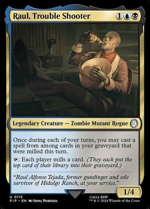Raul, Trouble Shooter ~ Commander: Fallout [ NM ] [ Magic MTG ]
