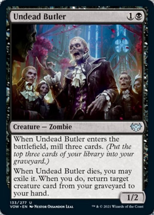 Undead Butler ~ Crimson Vow [ NM ] [ Magic MTG ]