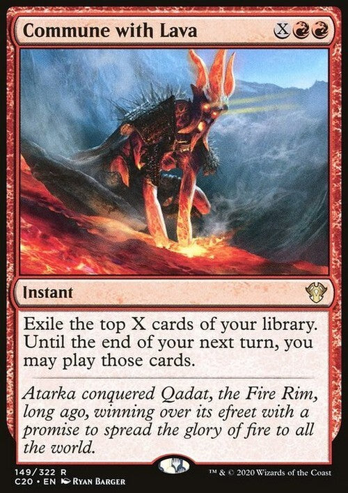 Commune with Lava ~ Commander: Ikoria [ EX ] [ Magic MTG ]