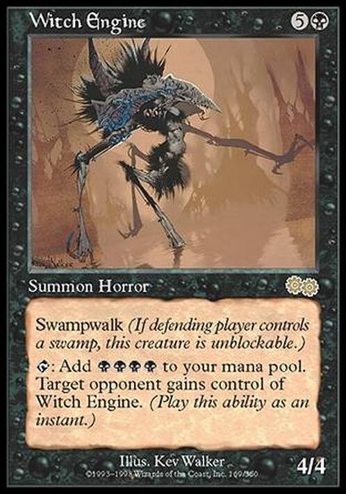Witch Engine ~ Urza's Saga [ EX ] [ Magic MTG ]