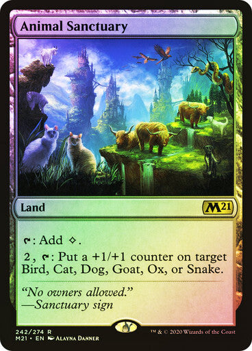 FOIL Animal Sanctuary ~ Core 2021 [ NM ] [ Magic MTG ]