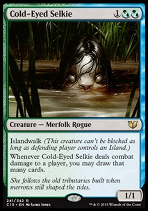 Cold-Eyed Selkie ~ Commander 2015 [ EX ] [ Magic MTG ]