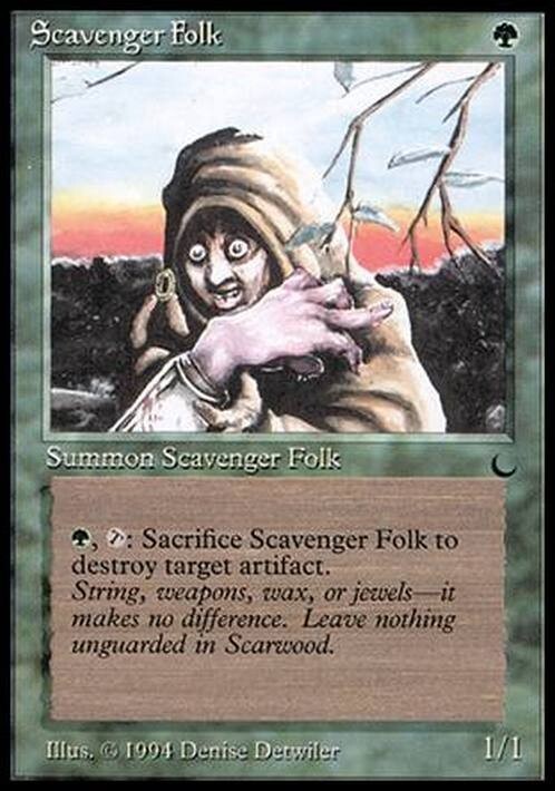 Scavenger Folk ~ The Dark [ EX ] [ Magic MTG ]