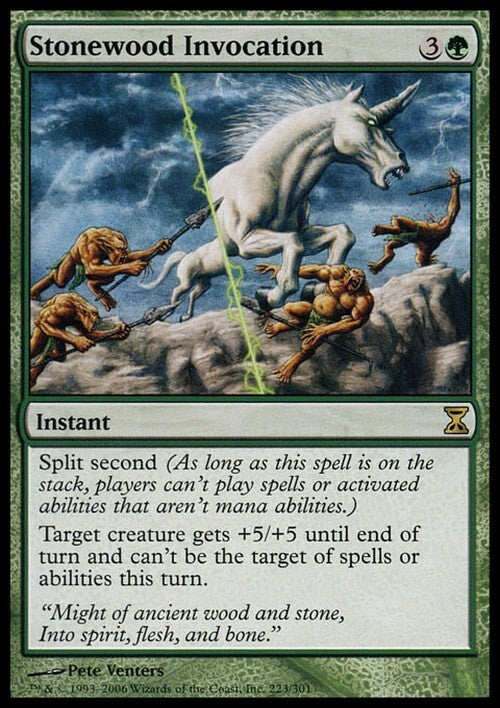 Stonewood Invocation ~ Time Spiral [ EX ] [ Magic MTG ]