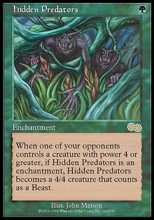 Hidden Predators ~ Urza's Saga [ EX ] [ Magic MTG ]