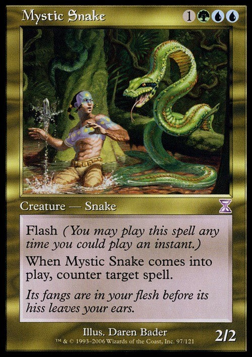 Mystic Snake ~ Time Spiral [ EX ] [ Magic MTG ]