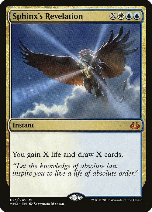 Sphinx's Revelation ~ Modern Masters 2017 [ EX ] [ Magic MTG ]