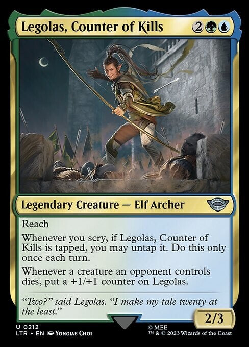 Legolas, Counter of Kills ~ The Lord of the Rings [ NM ] [ Magic MTG ]