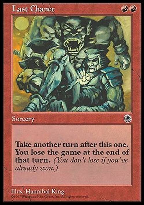 Last Chance ~ Portal [ PLAYED ] [ Magic MTG ]