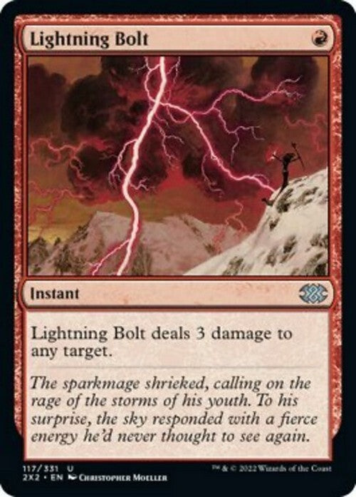 Lightning Bolt ~ Double Masters 2022 [ NM ] [ Magic MTG ]