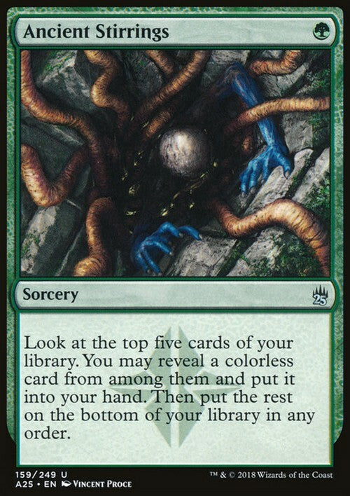 Ancient Stirrings ~ Masters 25 [ EX ] [ Magic MTG ]