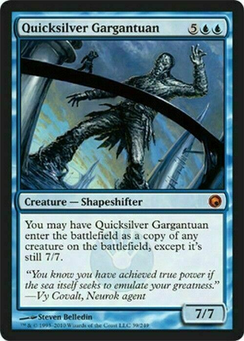 Quicksilver Gargantuan ~ Scars of Mirrodin [ EX ] [ Magic MTG ]