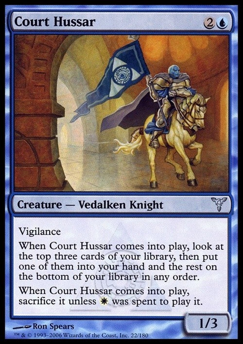 Court Hussar ~ Dissension [ EX ] [ Magic MTG ]