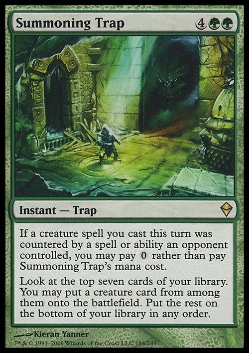 Summoning Trap ~ Zendikar [ EX ] [ Magic MTG ]