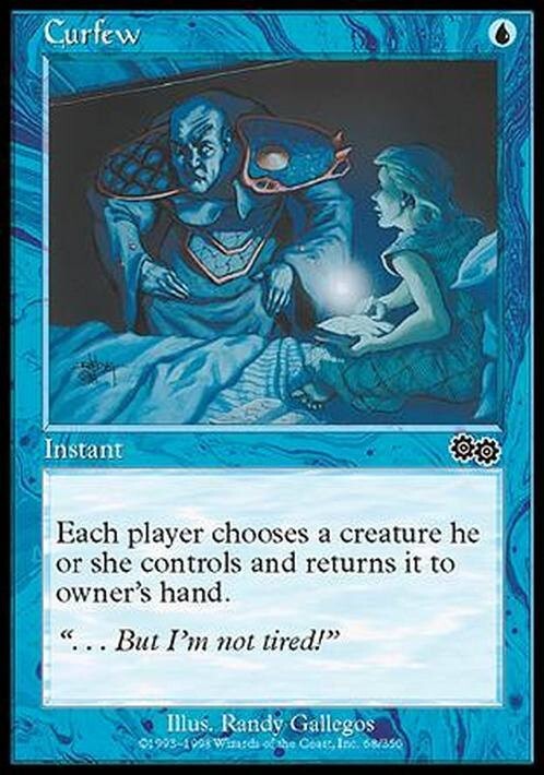 Curfew ~ Urza's Saga [ EX ] [ Magic MTG ]