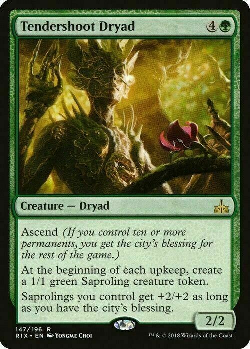 Tendershoot Dryad ~ Rivals of Ixalan [ EX ] [ Magic MTG ]