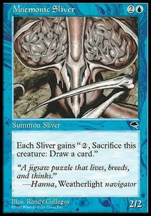 Mnemonic Sliver ~ Tempest [ EX ] [ Magic MTG ]
