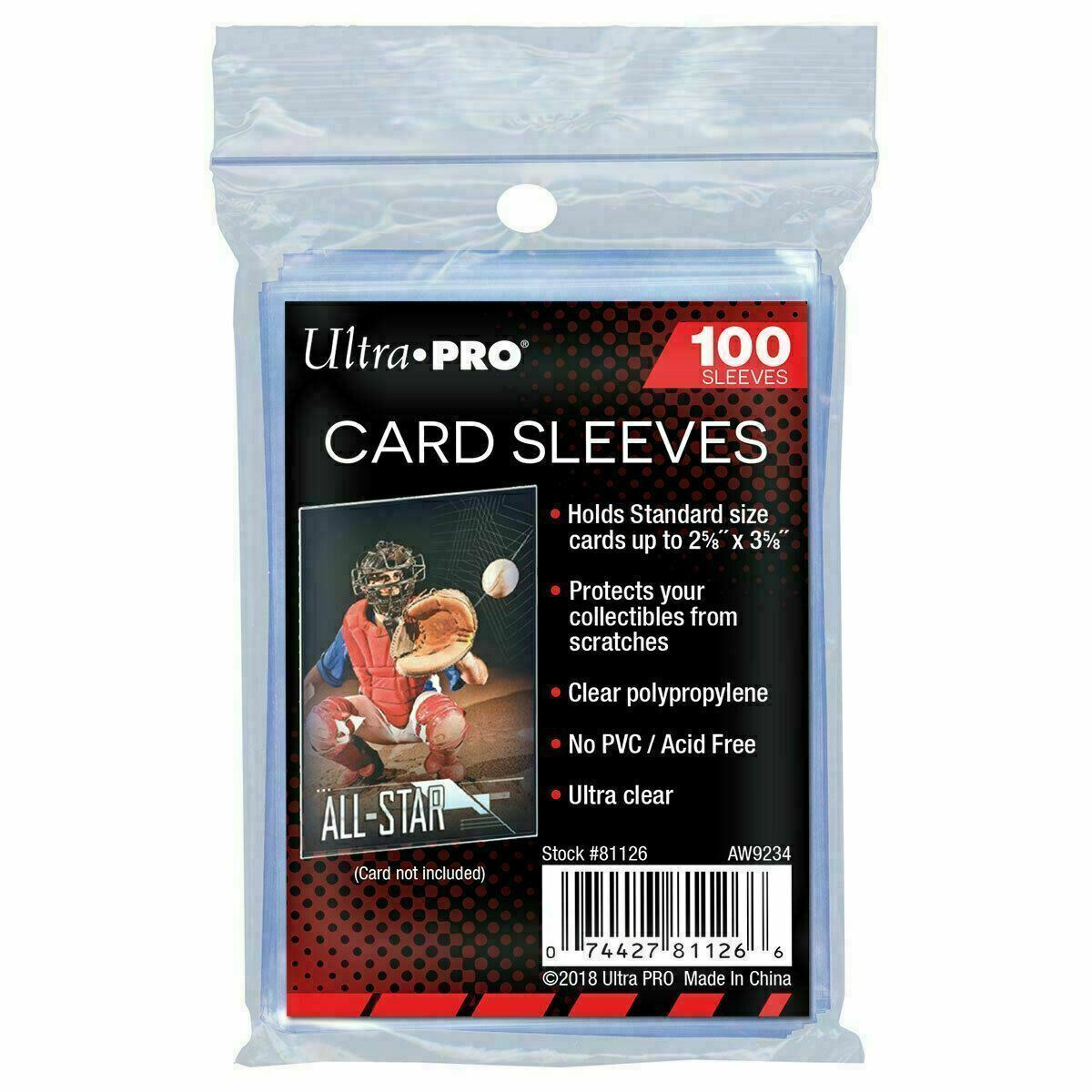 100 x Standard Card Soft Sleeves [ Ultra Pro ] for Magic the Gathering & Pokemon
