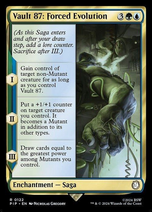 Vault 87: Forced Evolution ~ Commander: Fallout [ NM ] [ Magic MTG ]