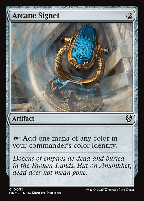 Arcane Signet #51 ~ Commander: Aetherdrift [ NM ] [ Magic MTG ]