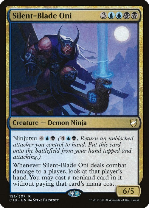 Silent-Blade Oni ~ Commander 2018 [ EX ] [ Magic MTG ]