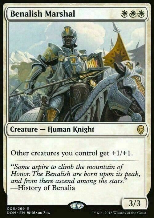 Benalish Marshal ~ Dominaria [ EX ] [ Magic MTG ]
