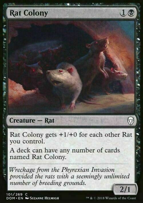 Rat Colony ~ Dominaria [ NM ] [ Magic MTG ]