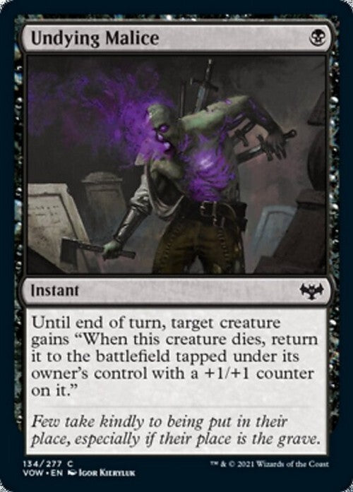 Undying Malice ~ Crimson Vow [ NM ] [ Magic MTG ]